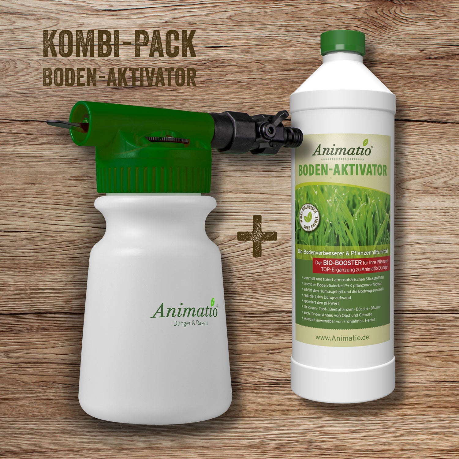 Kombi-Pack Animatio Sprayer + 1 l Bodenaktivator