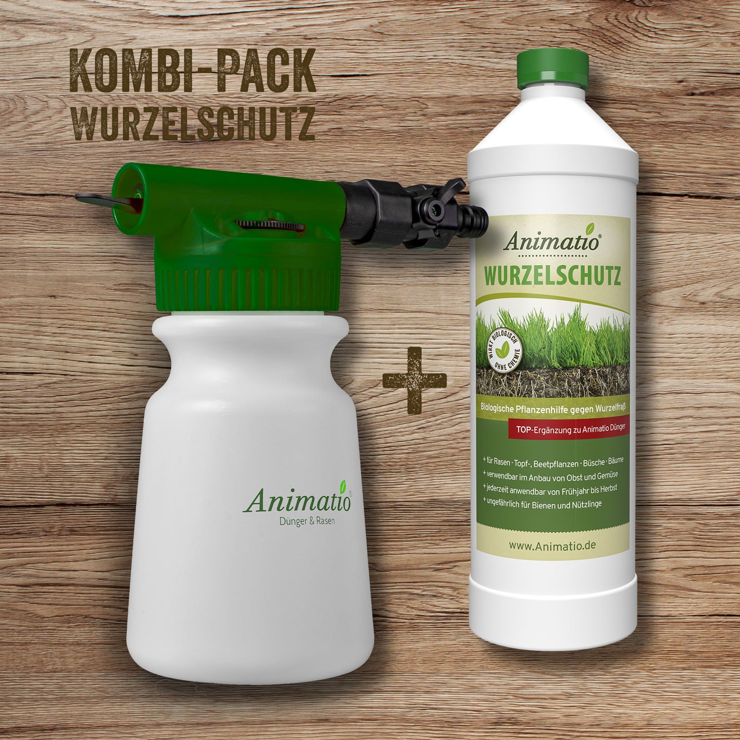 Kombipack: Wurzelschutz mit Sprayer
