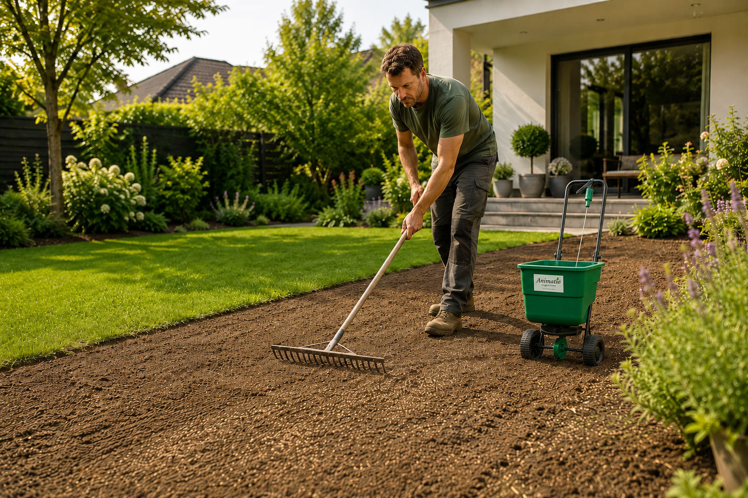 Rasen neu anlegen – Schritt für Schritt zum neuen Rasen